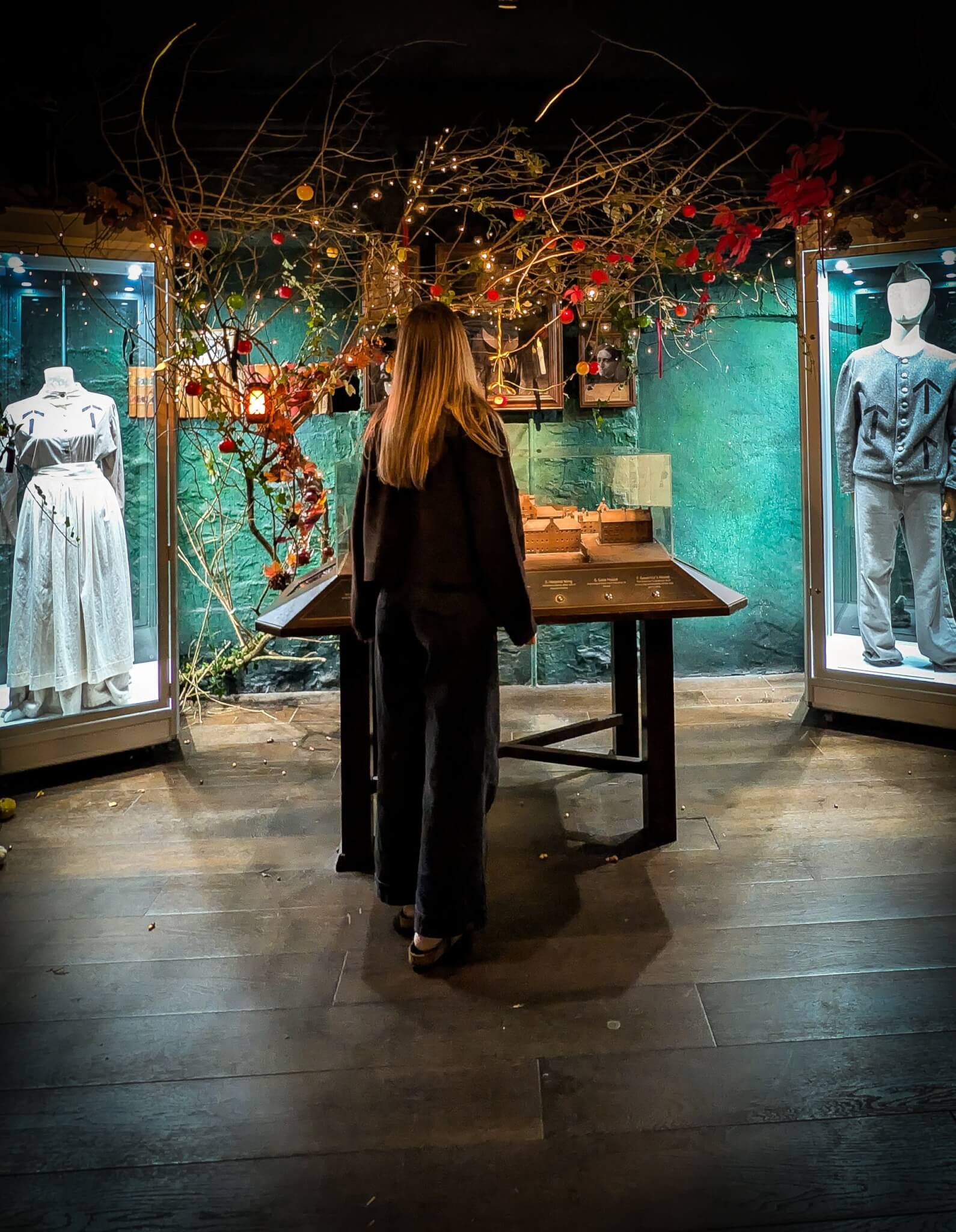 Visitor in the Haunted Gallery at Bodmin Jail