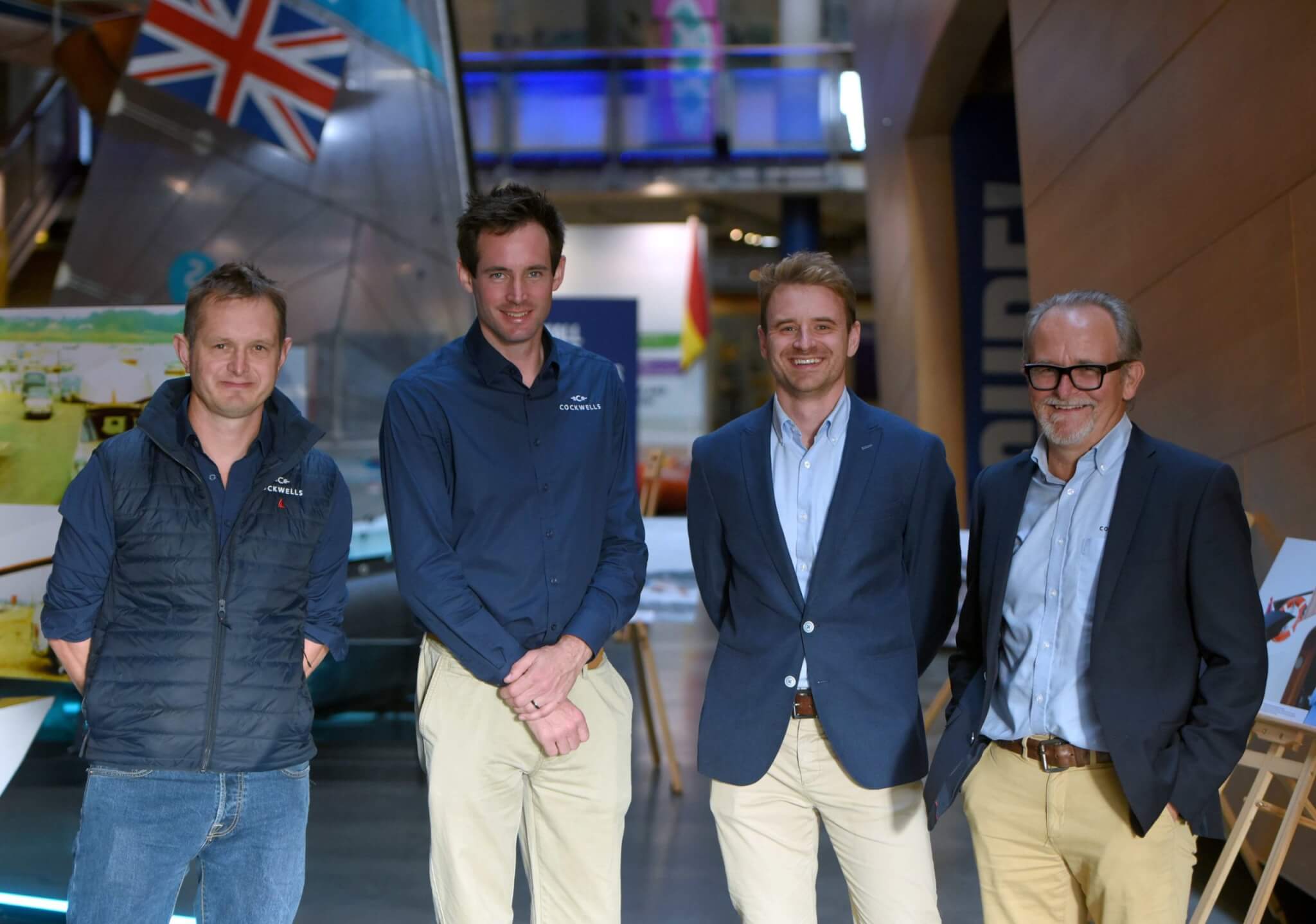 Cockwells management team at National Maritime Museum Cornwall