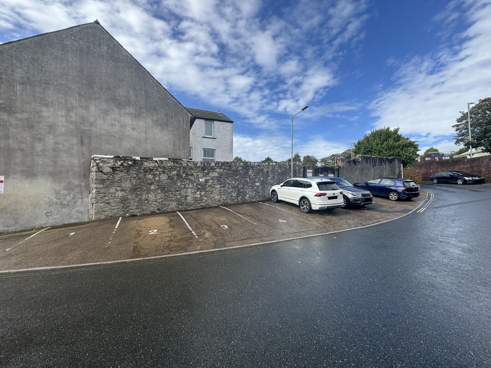 nine car parking spaces, Grants Walk, St Austell, PL25 5PX