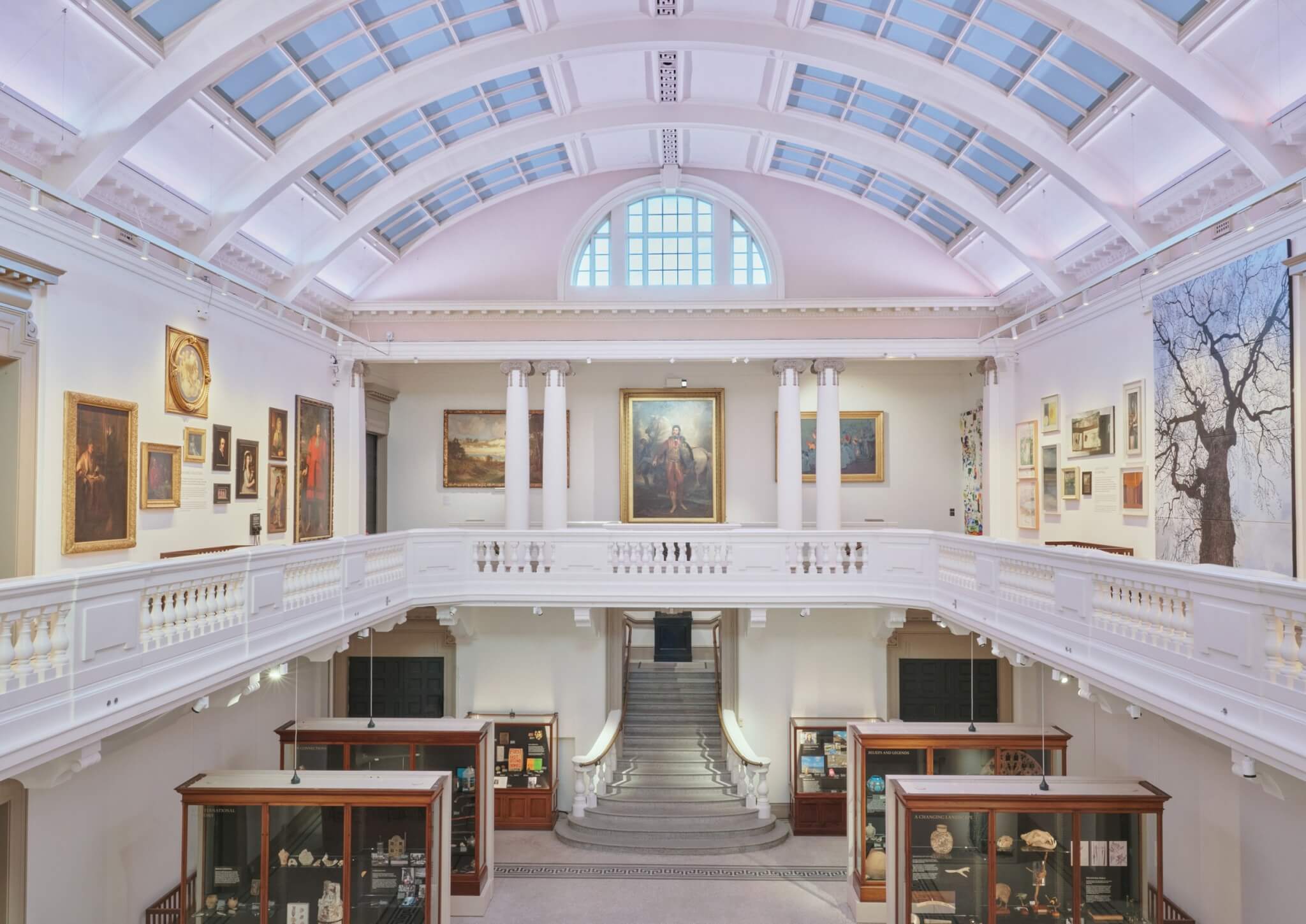 Main gallery at Cornwall Museum and Art Gallery