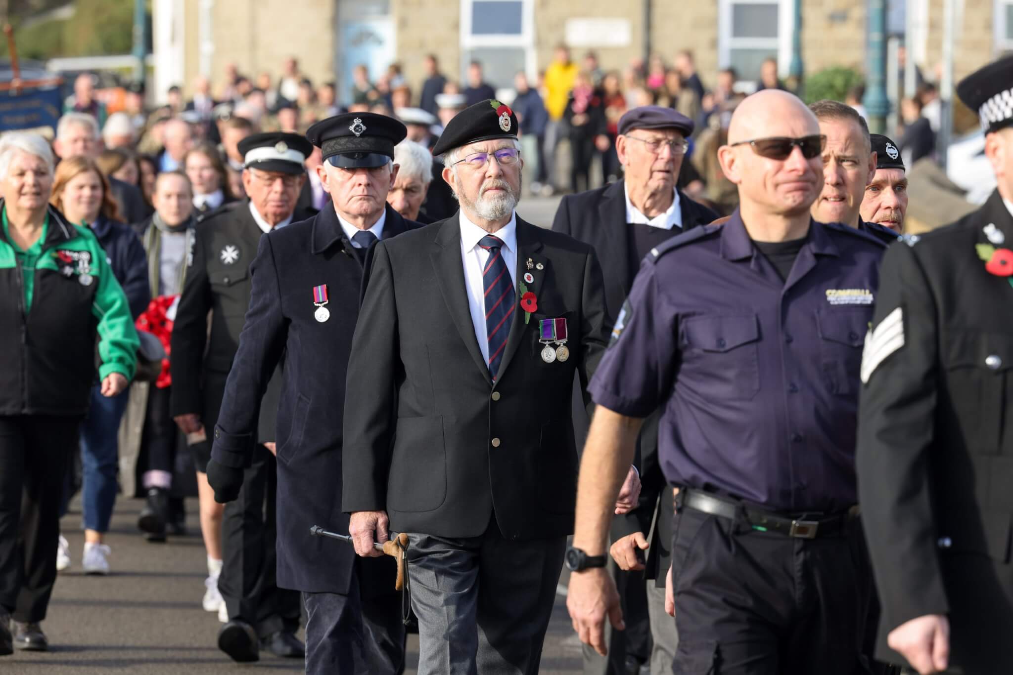 Remembrance Sunday Parade and Service in Penzance