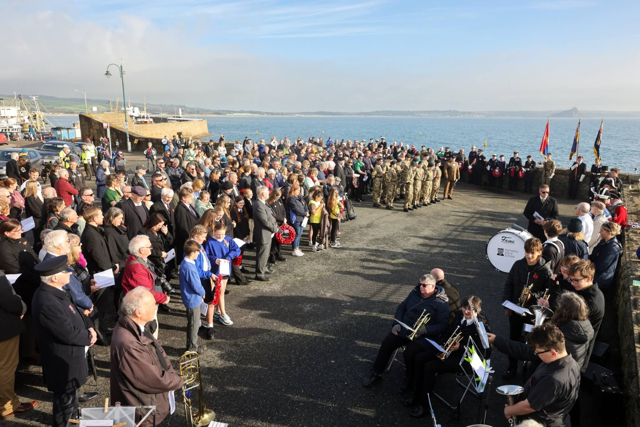 Remembrance Sunday Parade and Service in Penzance