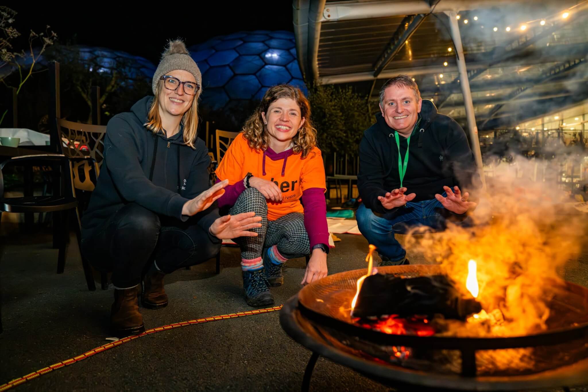 Eden Project Sleep Out for homelessness charities