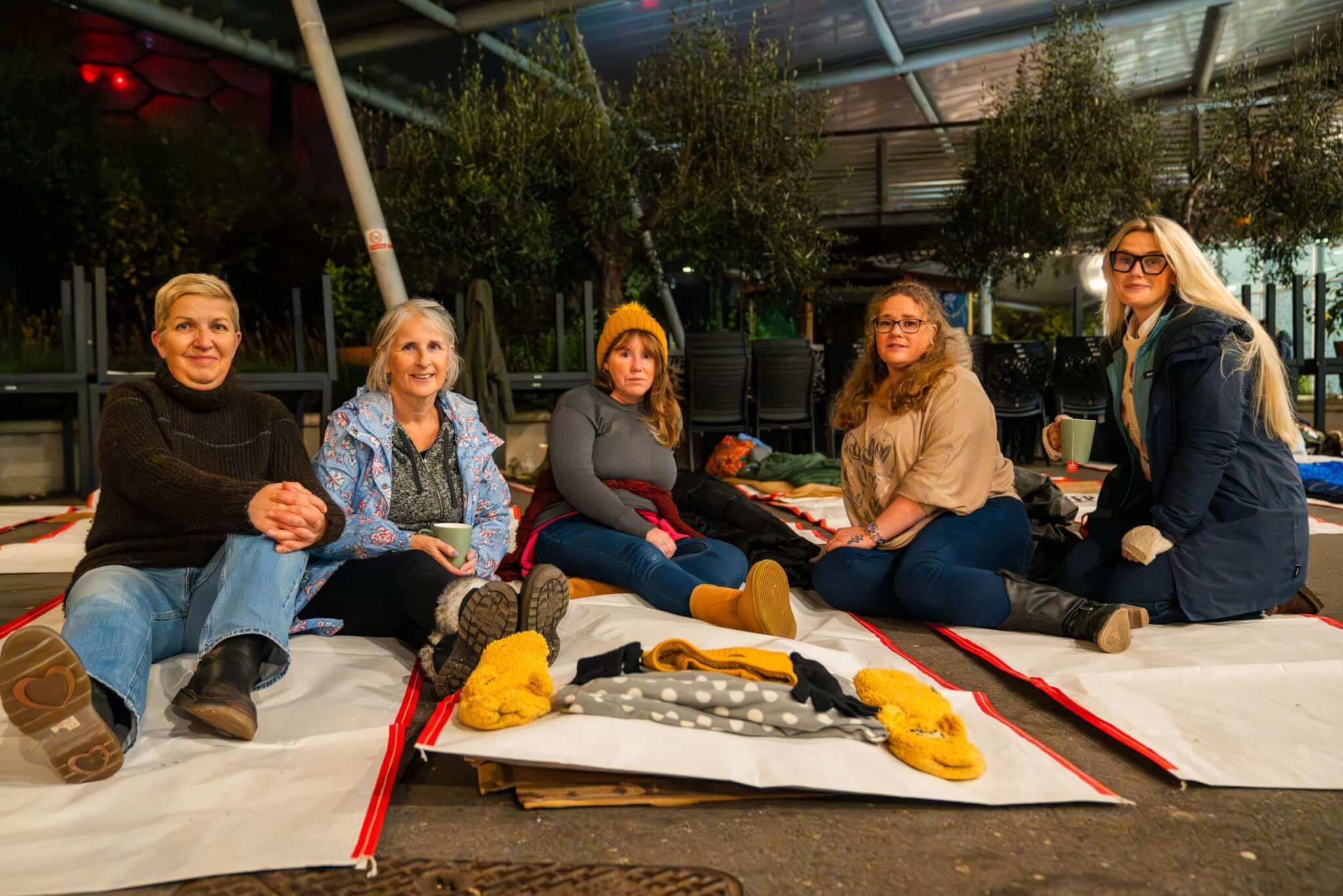 Eden Project Sleep Out for homelessness charities