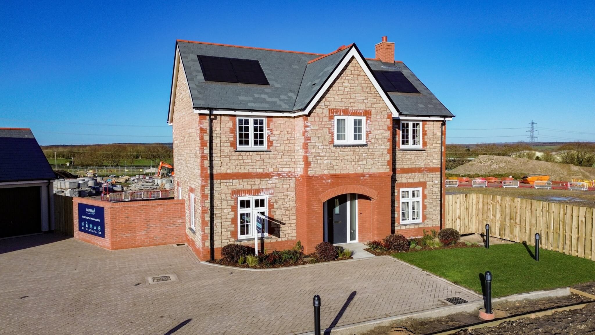 New-build detached show home by Cavanna Homes