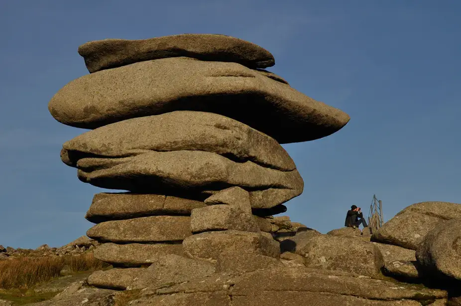 The Cheesewring granite stack near Minions on Bodmin Moor