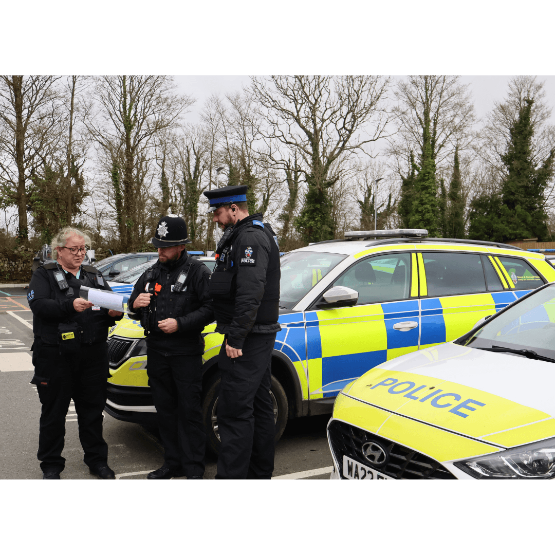 Devon & Cornwall Police officers.