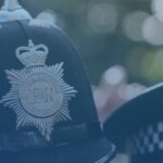 Devon and Cornwall Police helmet and cap