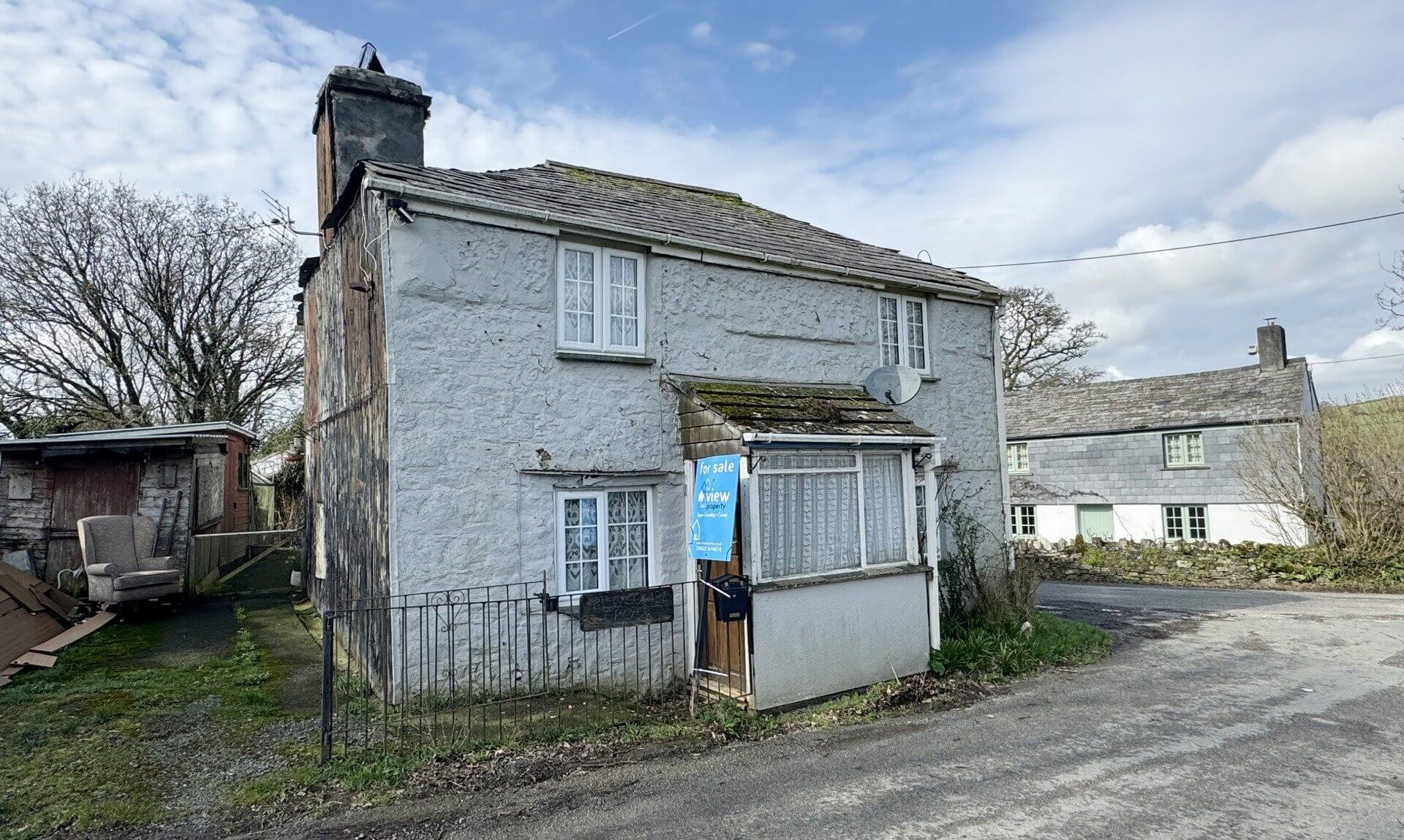 Detached cottage at Penscombe Cross, Lezant