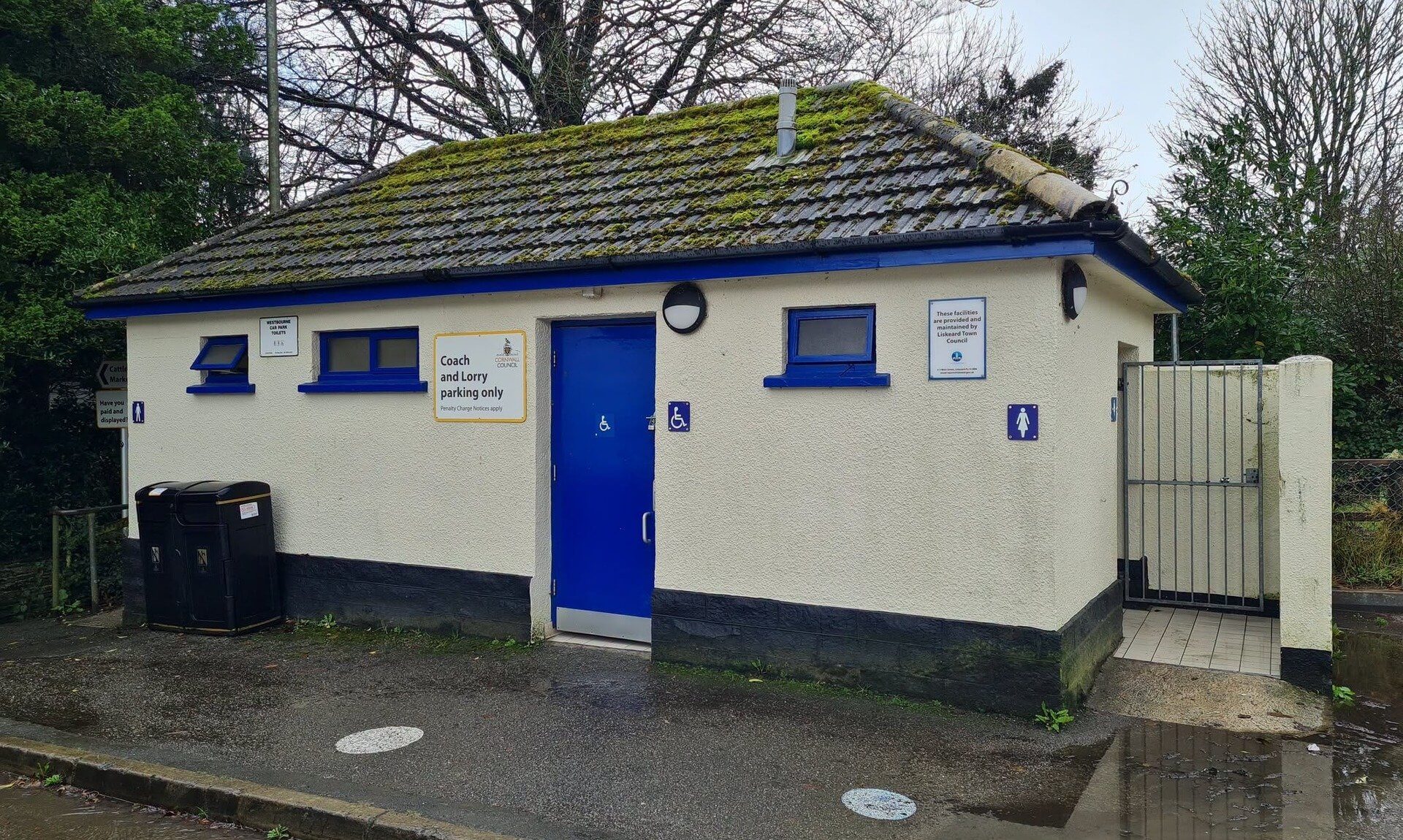 Westbourne Car Park public toilets in Liskeard