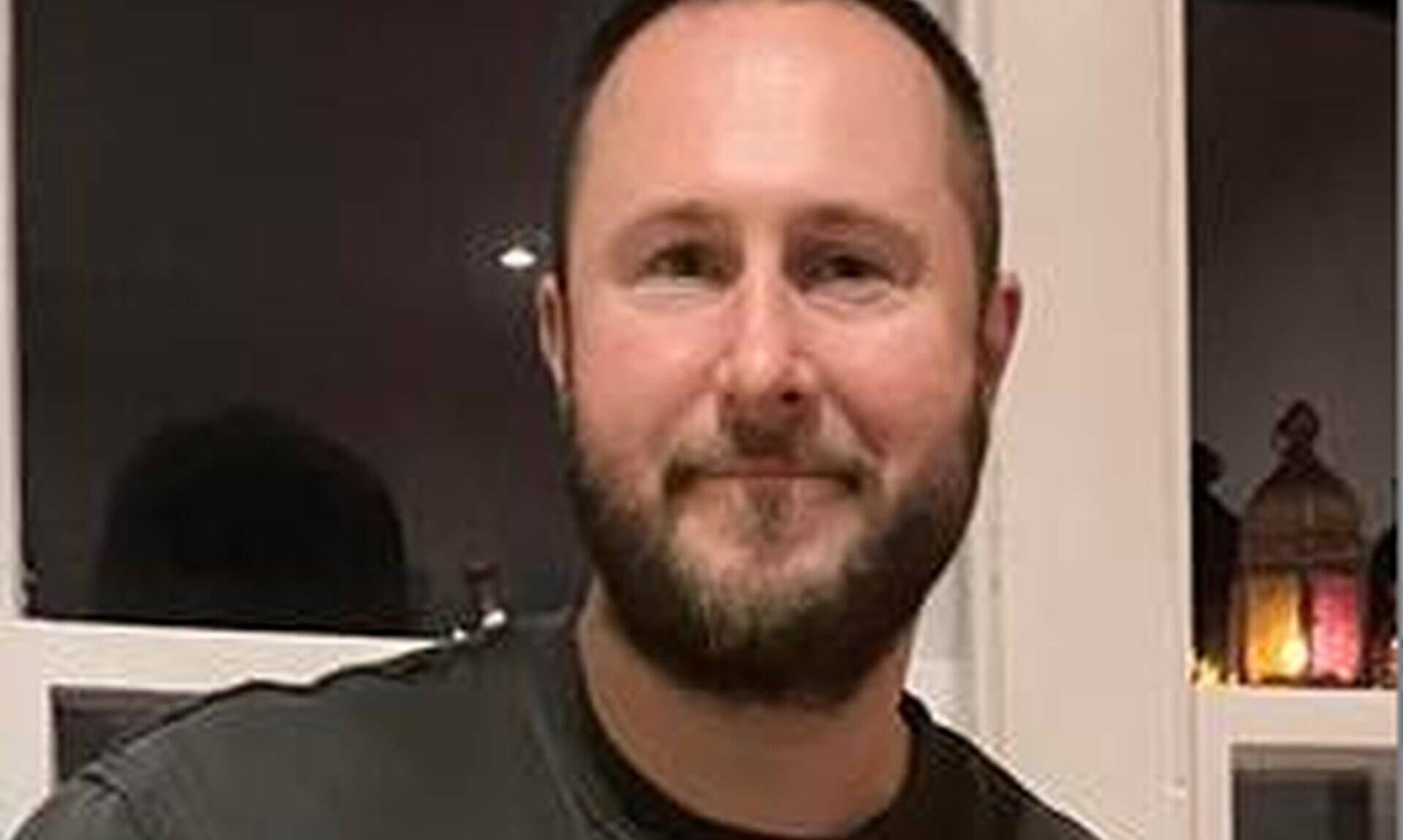 Photo issued by police of Matthew, 41, missing from Delabole in North Cornwall