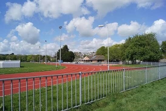 Par Track athletics track and clubhouse in Par, Cornwall