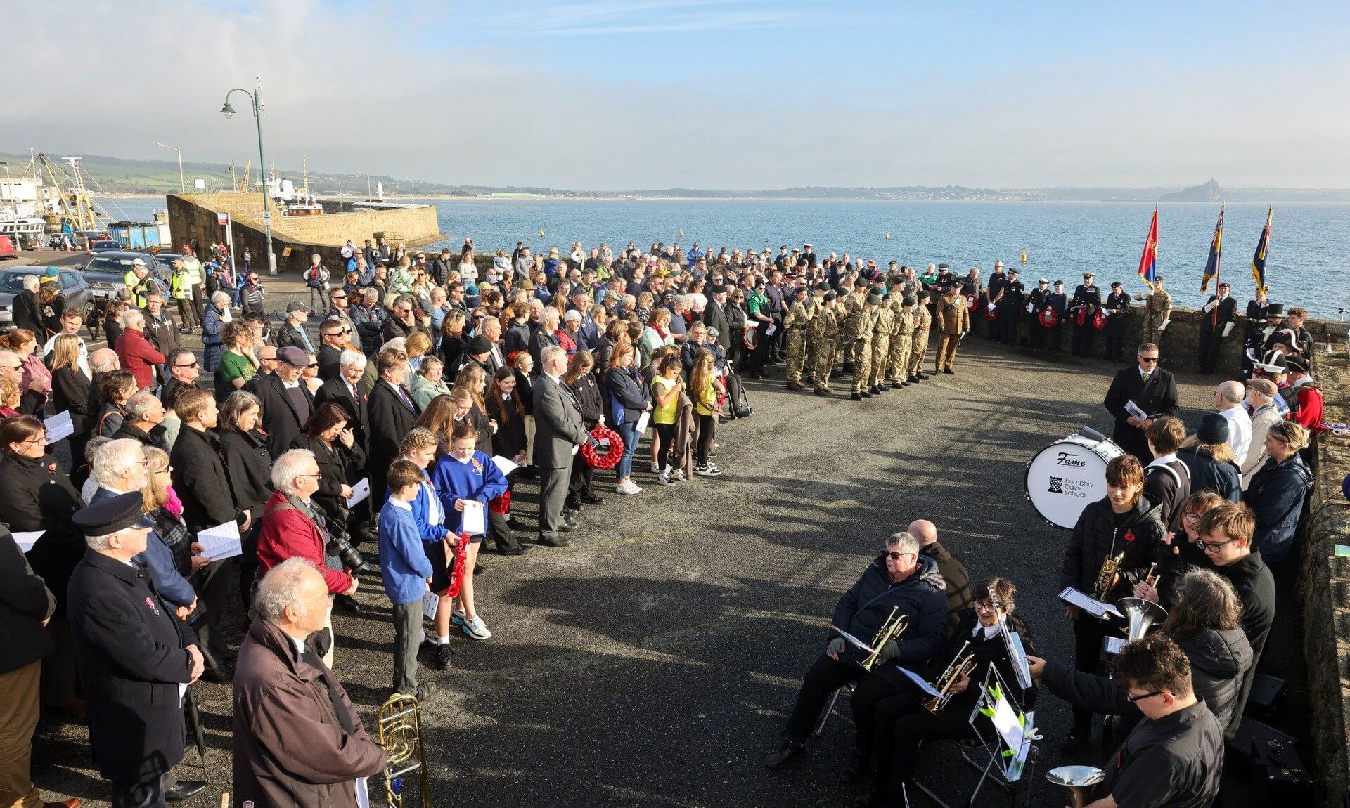Remembrance Sunday Parade and Service in Penzance