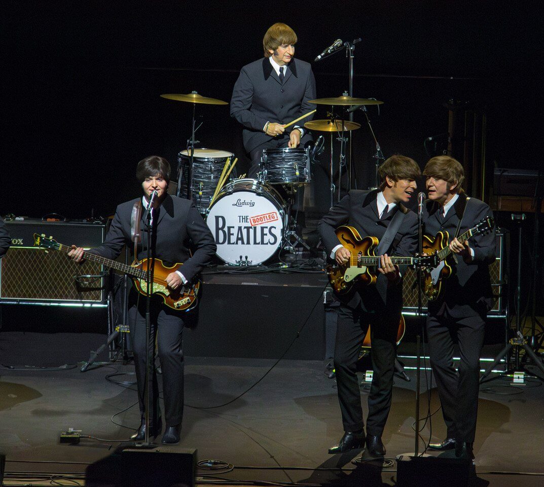 The Bootleg Beatles on stage