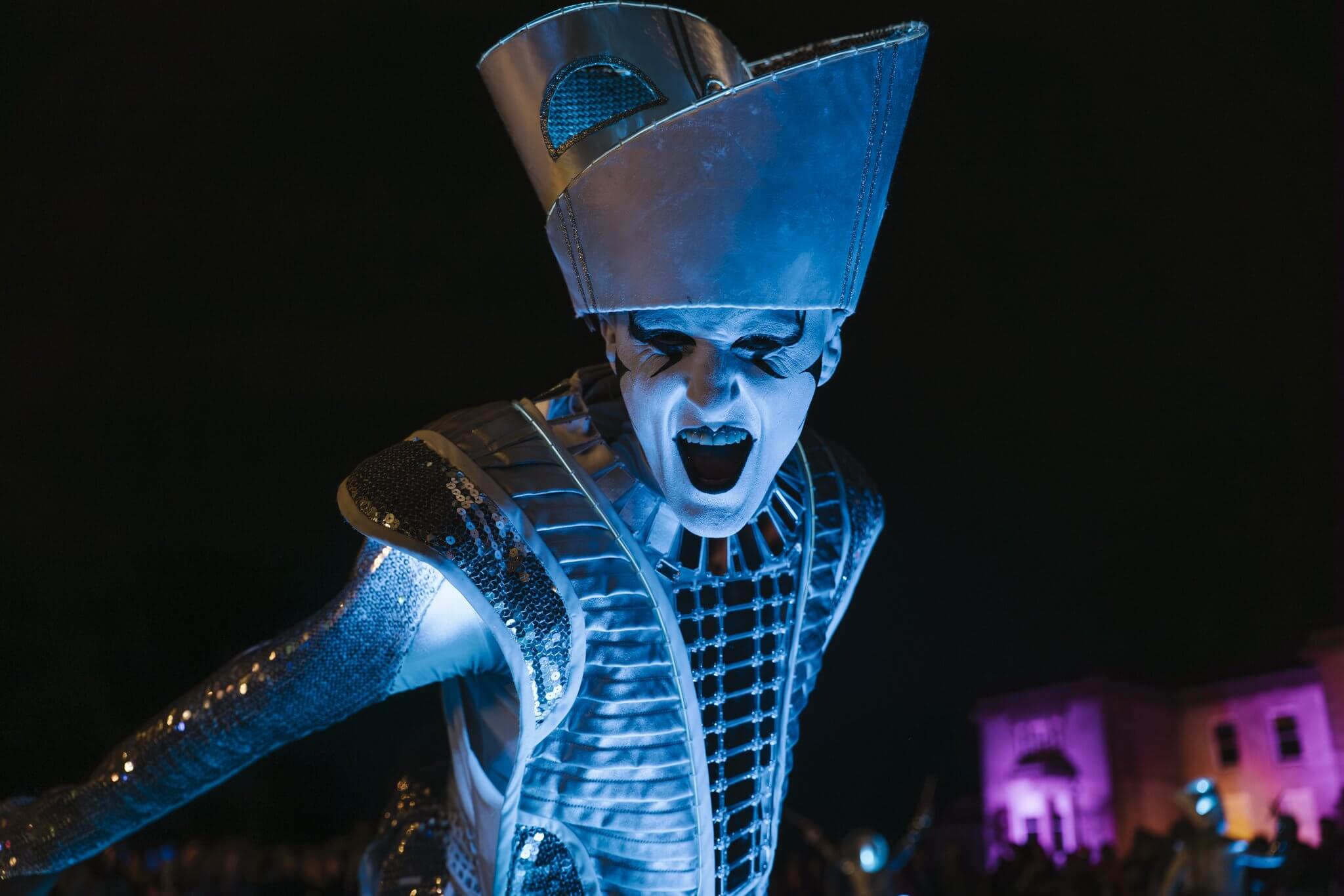 Night-time performer at The Great Estate
