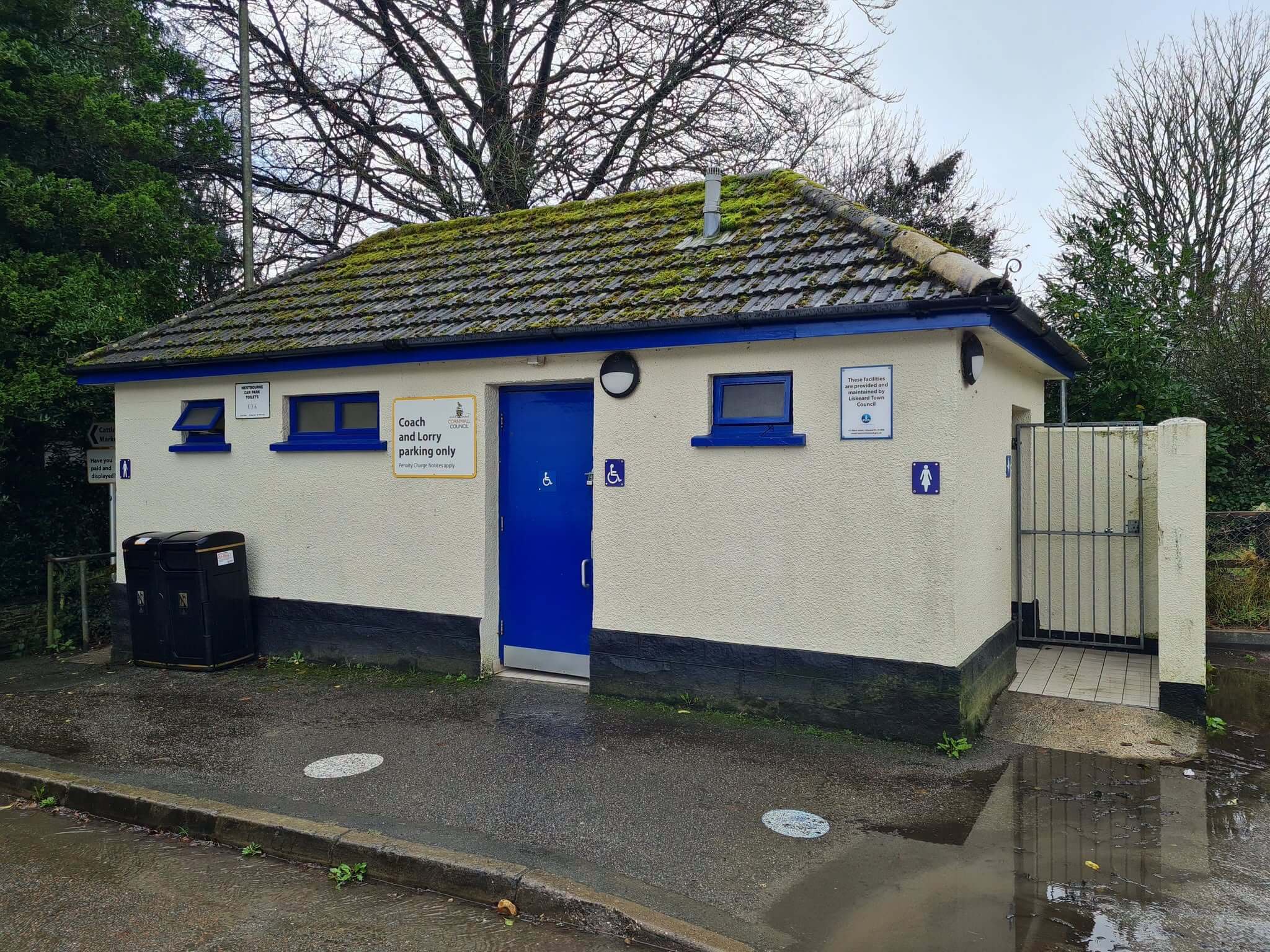 Westbourne Car Park public toilets in Liskeard
