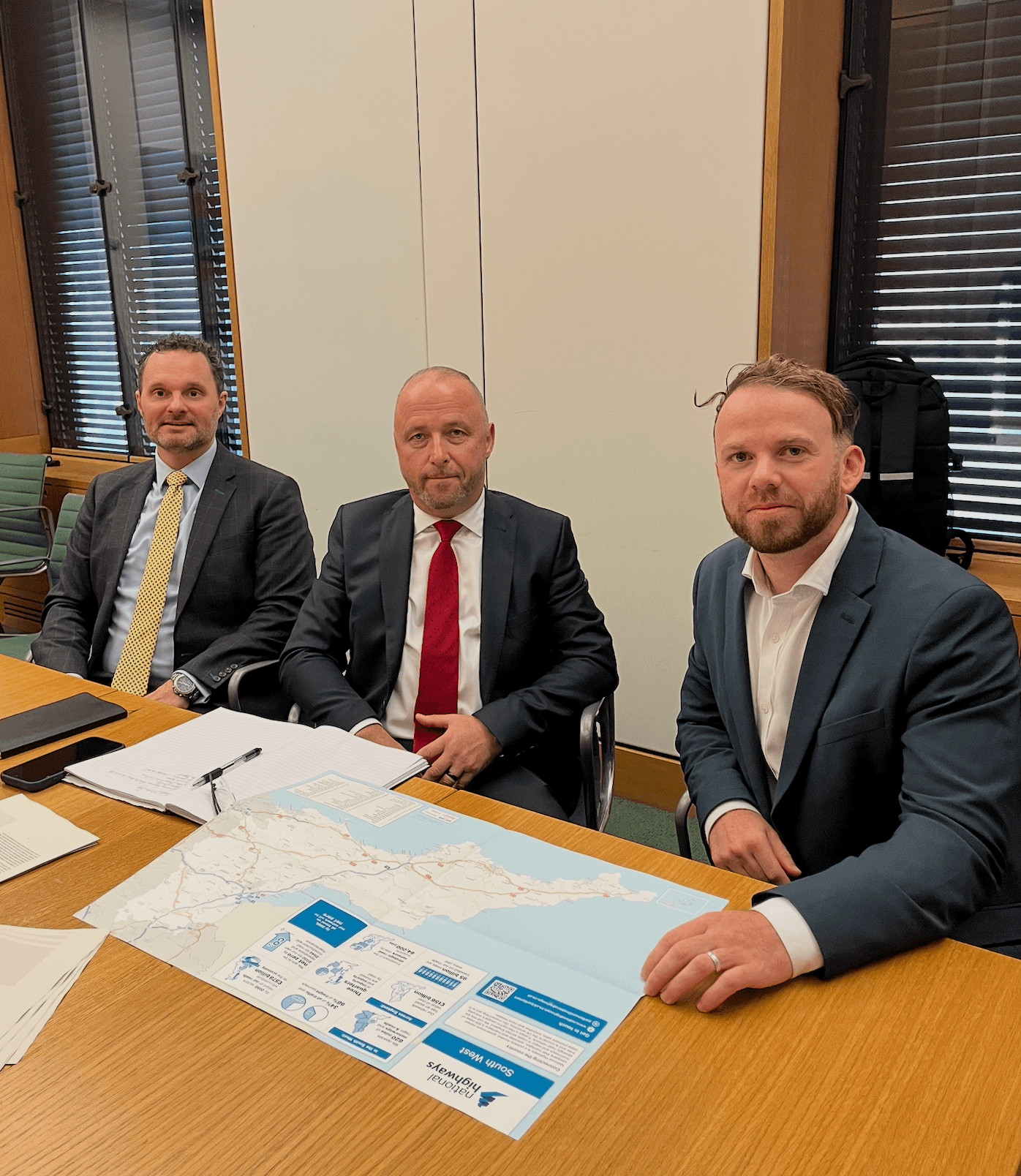 North Cornwall MP Ben Maguire meeting National Highways about the A30 works